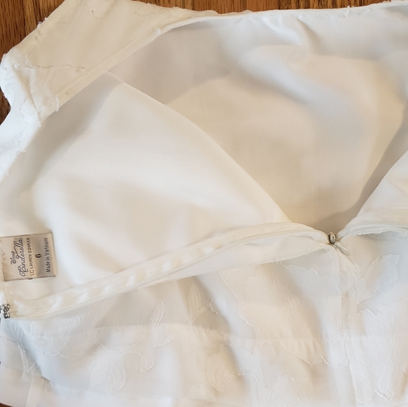 LC Lauren Conrad Disney Cinderella Collection White Embroidered Dress, Size 6 - Picture 16 of 16
